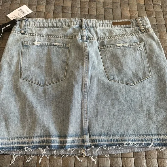 NEW! Articles of Society Denim Mini Skirt - Jean skirt NWT Size 30 - Picture 7 of 8